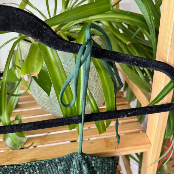 Green Sequence Dress - Picture 3 of 3